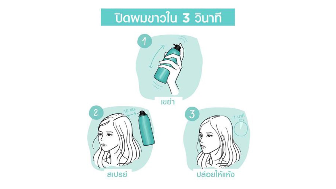 ปิดผมขาวใน 3 วินาที